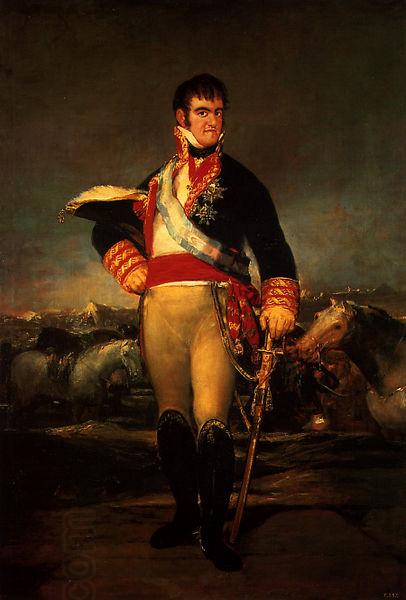 Francisco de Goya Portrait of Ferdinand VII of Spain China oil painting art